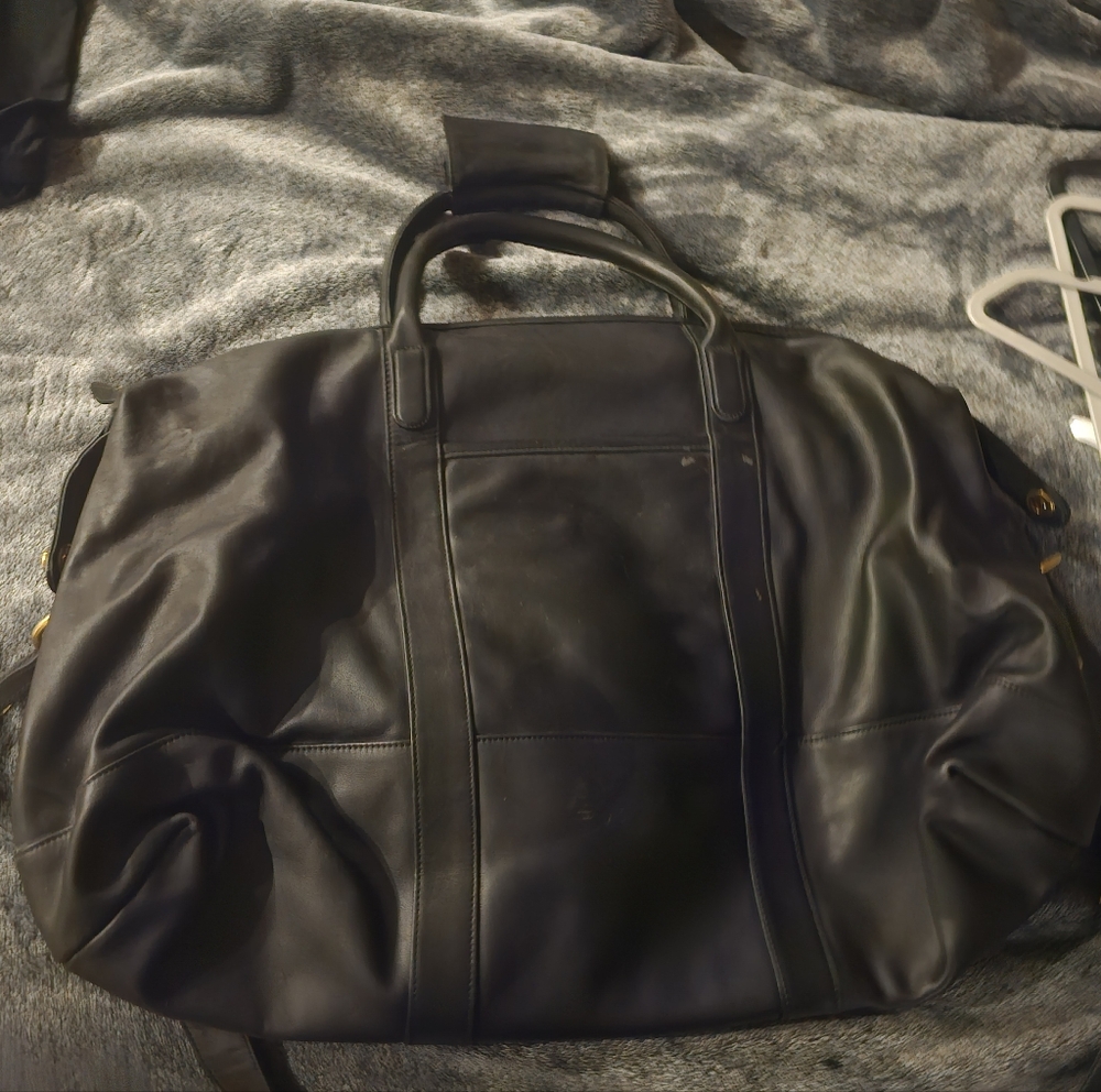 Vintage Coach X Lexus Leather Duffle Bag (1997)